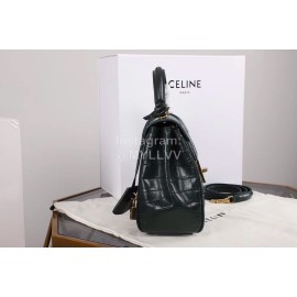 Celine Crocodile Leather Handbag Commuter Bag 187374
