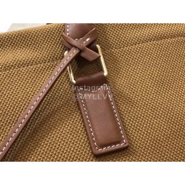 Celine Horizontal Printed Canvas Vintage Handbag Brown 192162