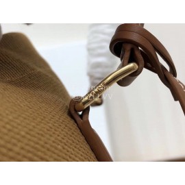 Celine Horizontal Printed Canvas Vintage Handbag Brown 192162