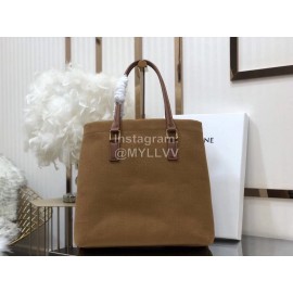 Celine Horizontal Printed Canvas Vintage Handbag Brown 192162