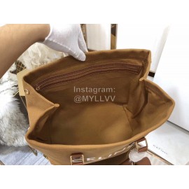 Celine Horizontal Printed Canvas Vintage Handbag Brown 192162