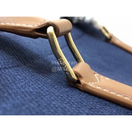 Celine Horizontal Printed Canvas Vintage Handbag Blue 192162