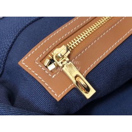 Celine Horizontal Printed Canvas Vintage Handbag Blue 192162