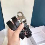 Celine Black Leather 25mm Belts For Men And Women