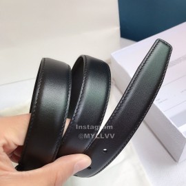 Celine Black Leather 25mm Belts For Men And Women