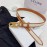 Celine Brown Fabric Cow Leather Buckle Belts