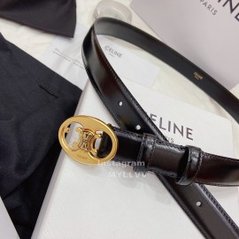 Celine Black Calf Retro Pure Copper Gilt Buckle 25..