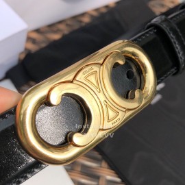 Celine Soft Calf Gold Buckle 25mm Belts For Women