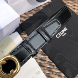 Celine Soft Calf Gold Buckle 25mm Belts For Women