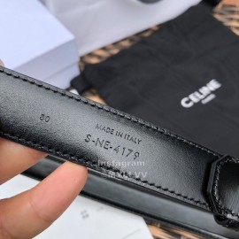 Celine Soft Calf Gold Buckle 25mm Belts For Women