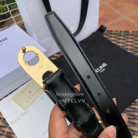 Celine Soft Calf Gold Buckle 25mm Belts For Women