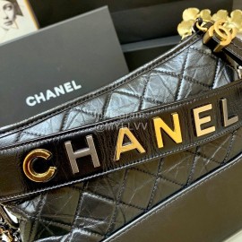 Chanel 2020 Gabrielle Letters Wide Shoulder Strap Stray Bag Medium 1582