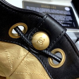 Chanel 2020 Camellia Rivet Logo Bucket Bag