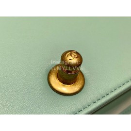 Chanel Classic Bodin-Joyeux Sheepskin Le Boy Flip Chain Bag Avocado Green Medium