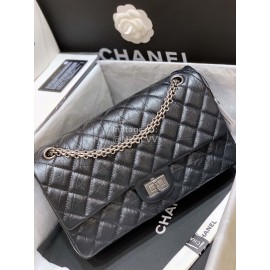 Chanel 2.55 Reissue Ancient Silver Chain Bag Medium 226