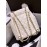 Chanel 2020 Classic Leather Double Backpack White As1371