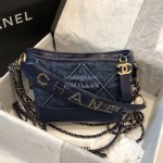 Chanel 2020 Denim Stray Bag Medium As1582