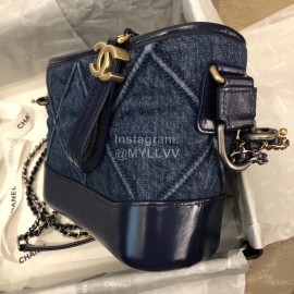 Chanel 2020 Denim Stray Bag Medium As1582