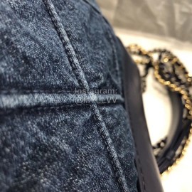 Chanel 2020 Denim Stray Bag Medium As1582