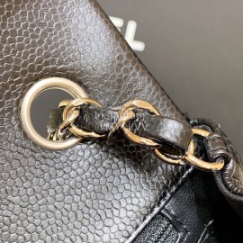 Chanel Classic CF Large Mini Flip Bag Black