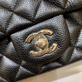 Chanel Classic CF Large Mini Flip Bag Black