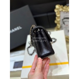 Chanel Classic CF Large Mini Flip Bag Black