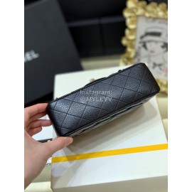 Chanel Classic CF Large Mini Flip Bag Black