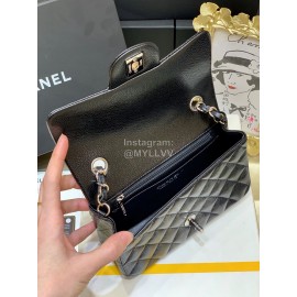 Chanel Classic CF Large Mini Flip Bag Black