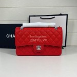 Chanel Classic CF 2.55 Bag Red Medium 1112#