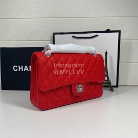 Chanel Classic CF 2.55 Bag Red Medium 1112#