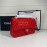 Chanel Classic CF 2.55 Bag Red Medium 1112#