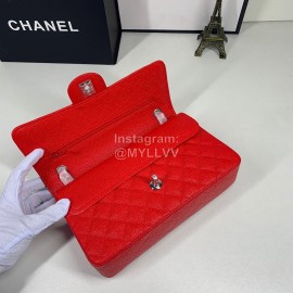 Chanel Classic CF 2.55 Bag Red Medium 1112#