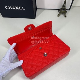 Chanel Classic CF 2.55 Bag Red Medium 1112#
