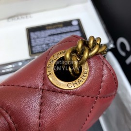 Chanel Classic And Practical Flip Chain Bag Claret 77098