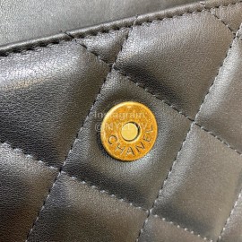 Chanel Classic And Practical Flap Chain Bag Black 77098