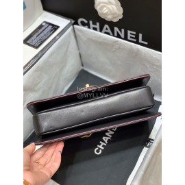 Chanel Classic And Practical Flap Chain Bag Black 77098