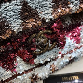 Chanel Christmas Limited Edition Sequin CF Bag 1078