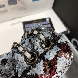 Chanel Christmas Limited Edition Sequin CF Bag 1078