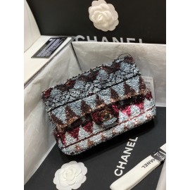 Chanel Christmas Limited Edition Sequin CF Bag 1078