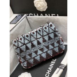 Chanel Christmas Limited Edition Sequin CF Bag 1078