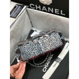 Chanel Christmas Limited Edition Sequin CF Bag 1078