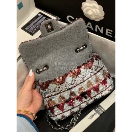 Chanel Christmas Limited Edition Sequin CF Bag 1078
