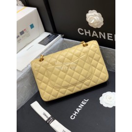 Chanel Champion Caviar Cowhide CF Bag Yellow Medium 1112