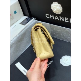 Chanel Champion Caviar Cowhide CF Bag Yellow Medium 1112