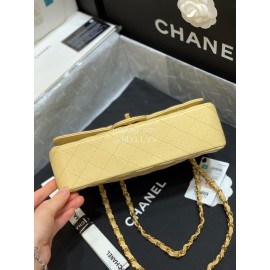 Chanel Champion Caviar Cowhide CF Bag Yellow Medium 1112