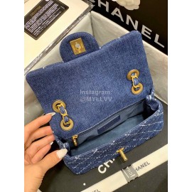 Chanel 2020 Early Spring Limited Edition CF Denim Bag Small 1327