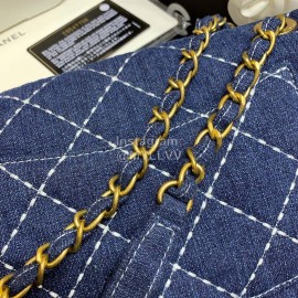 Chanel 2020 Early Spring Limited Edition CF Denim Bag Medium 1328