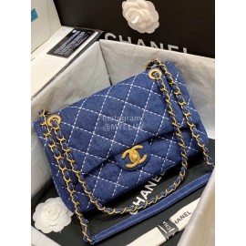 Chanel 2020 Early Spring Limited Edition CF Denim Bag Medium 1328