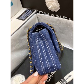Chanel 2020 Early Spring Limited Edition CF Denim Bag Medium 1328
