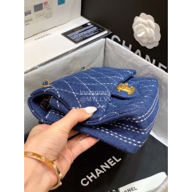 Chanel 2020 Early Spring Limited Edition CF Denim Bag Medium 1328